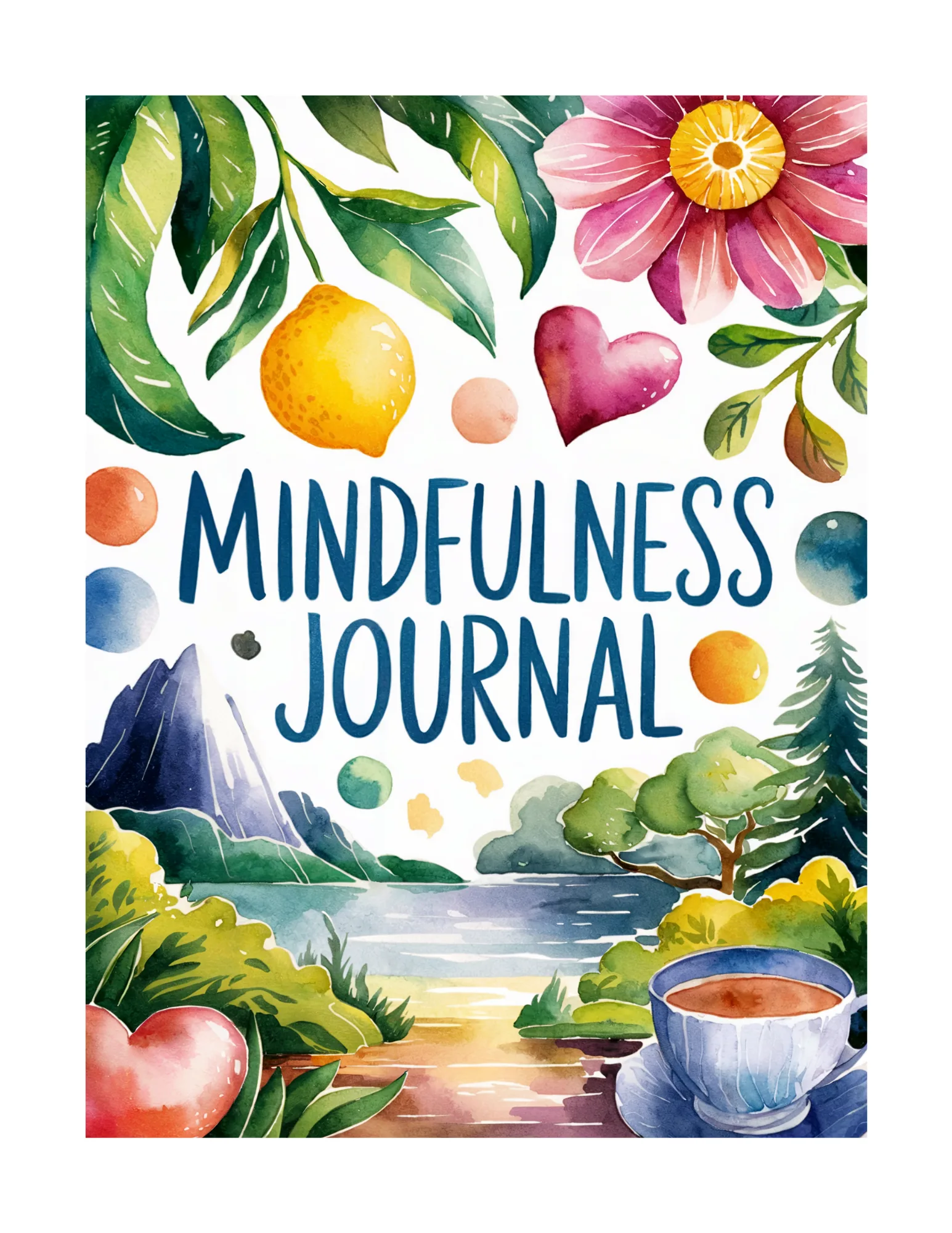 Mindfulness Journal – Daily Reflection Canva Template