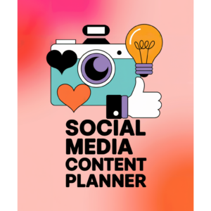 Social Media Content Planner – Canva Marketing Template