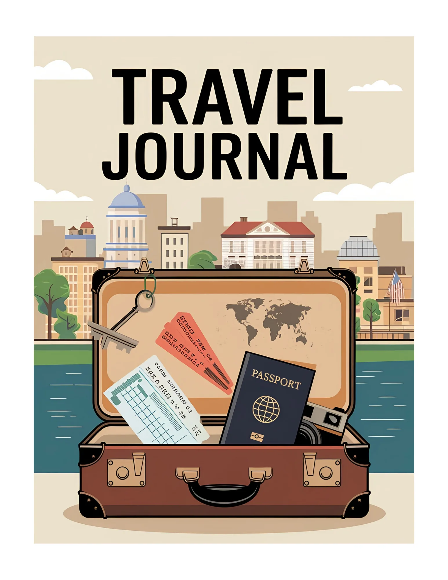 Travel Journal – Trip Planning Canva Template