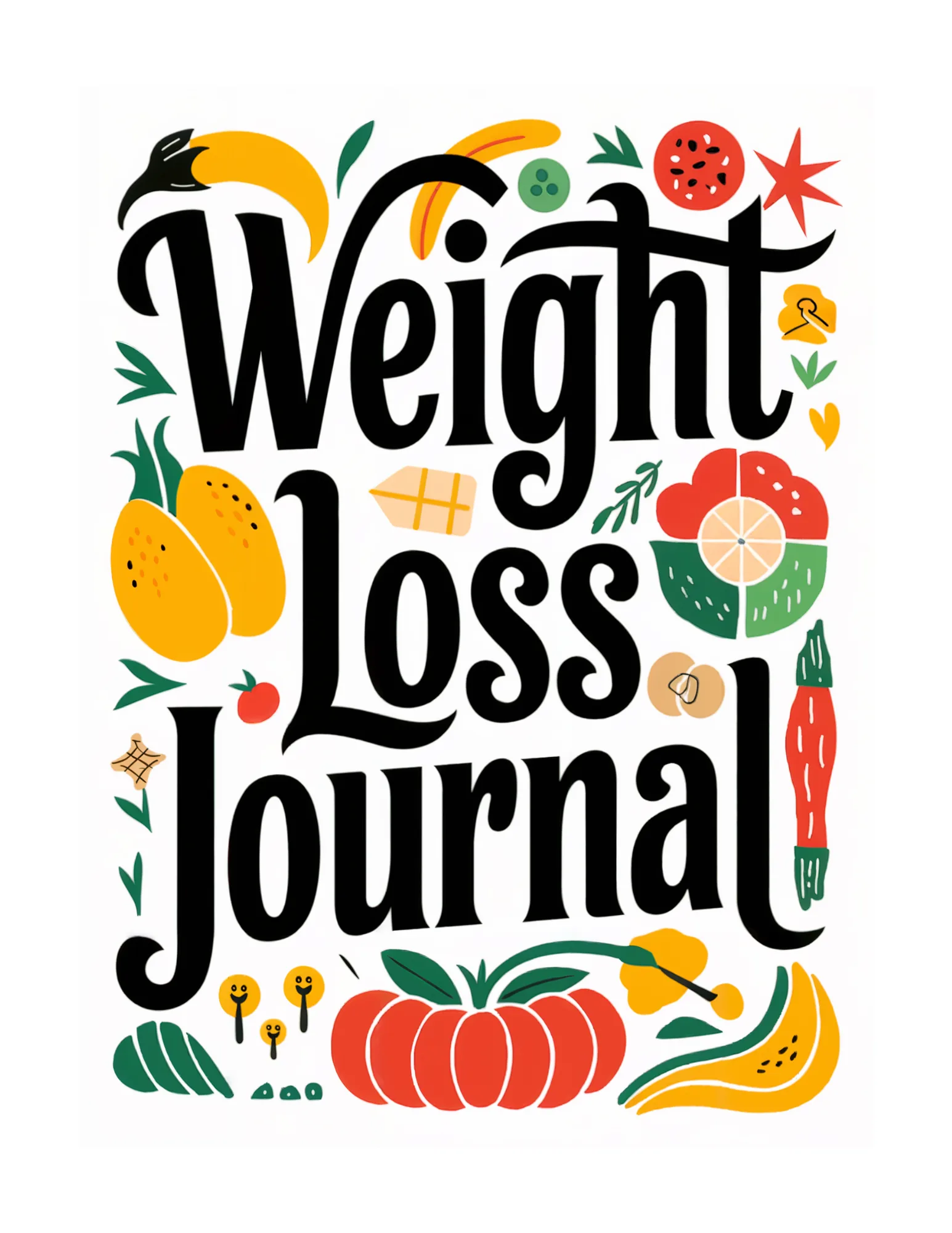 Weight Loss Journal – Health & Fitness Canva Template