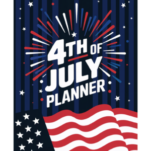4th of July Planner – Canva Template