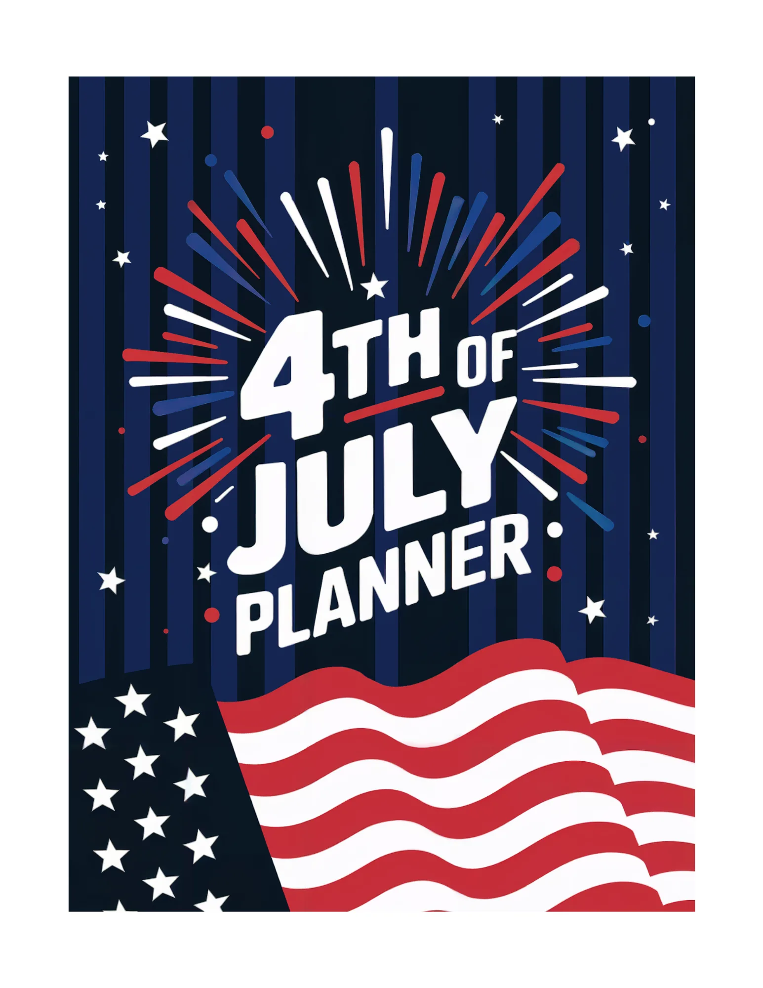 4th of July Planner – Canva Template
