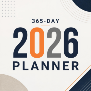 365-Day 2026 Daily & Weekly Planner (Canva Template)