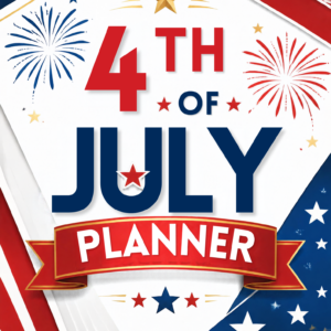 4th of July Planner – Canva Template