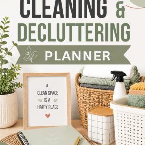 Cleaning & Decluttering Planner – Canva Template
