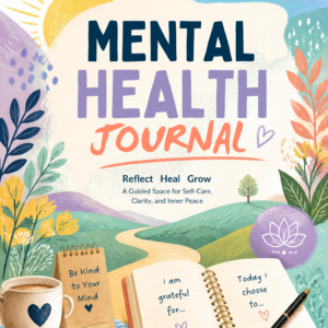 Mental Health Journal – Canva Self Care Template