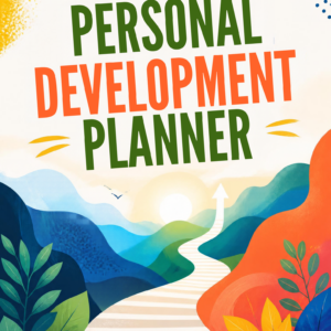 Personal Development Planner – Growth & Goals Canva Template