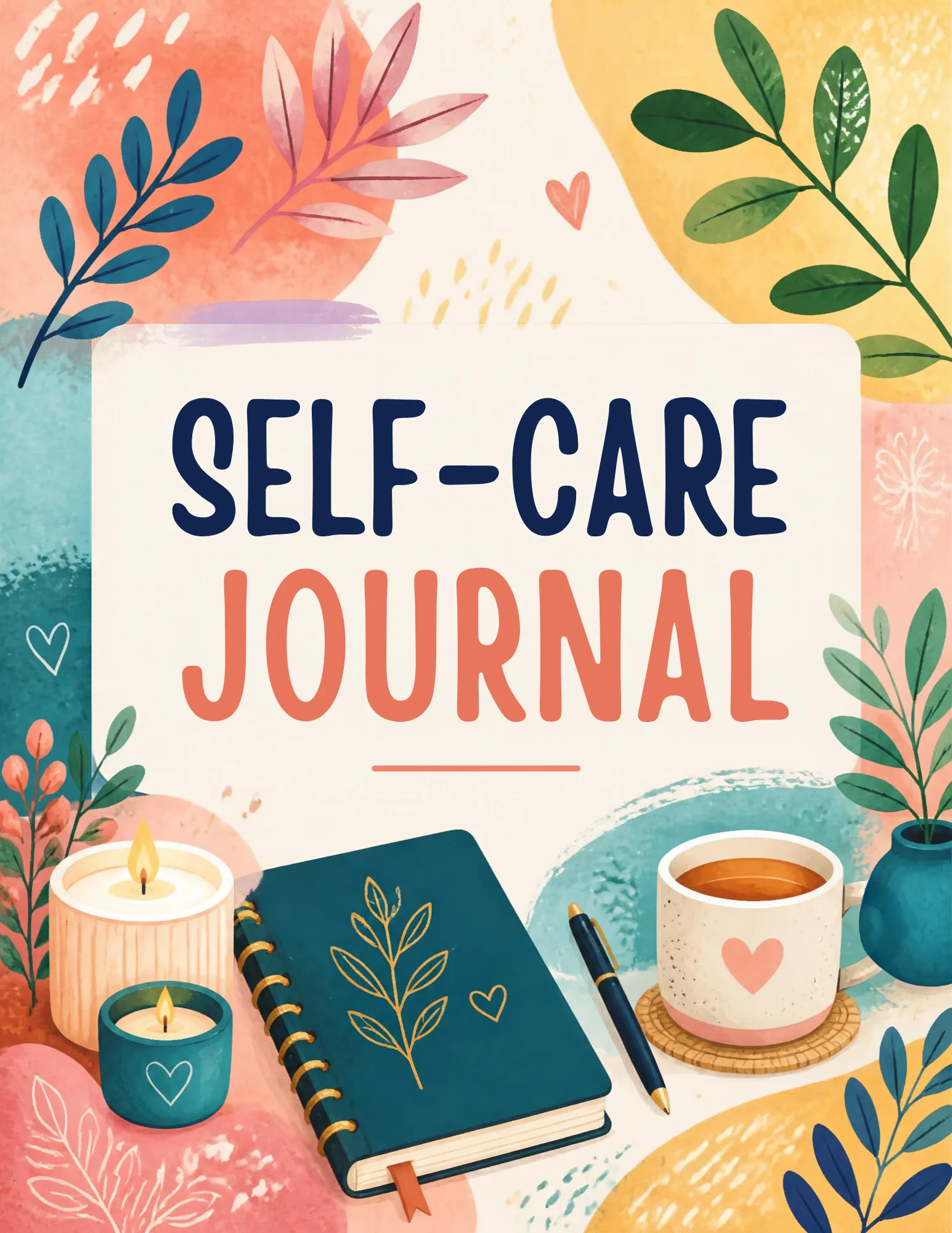 Self Care Journal – Wellness Canva Template