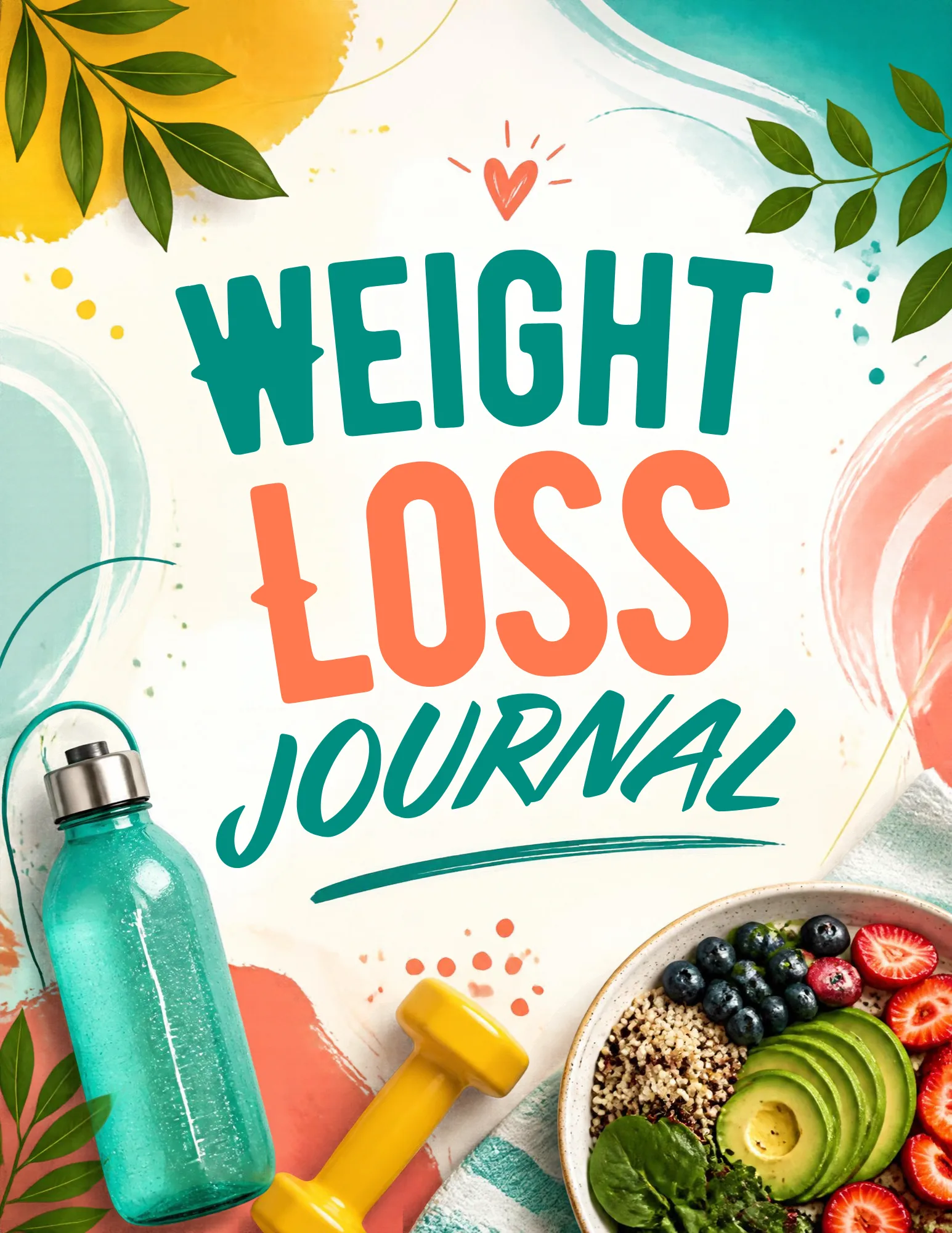 Weight Loss Journal – Health & Fitness Canva Template
