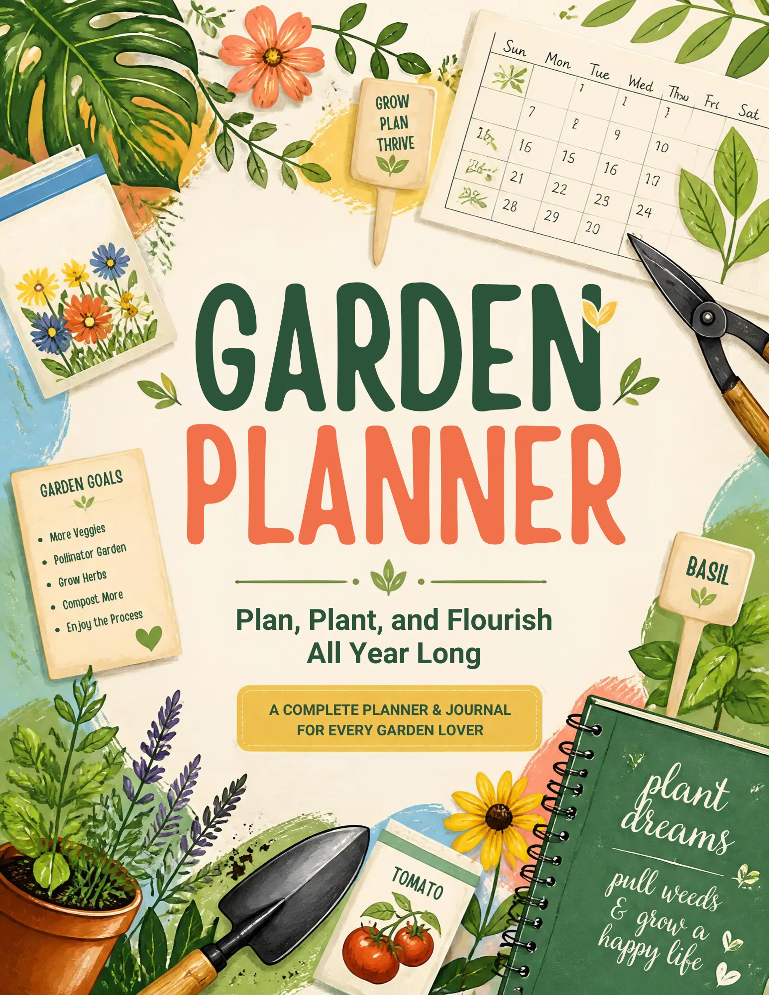 Garden Planner – Planting & Maintenance Canva Template