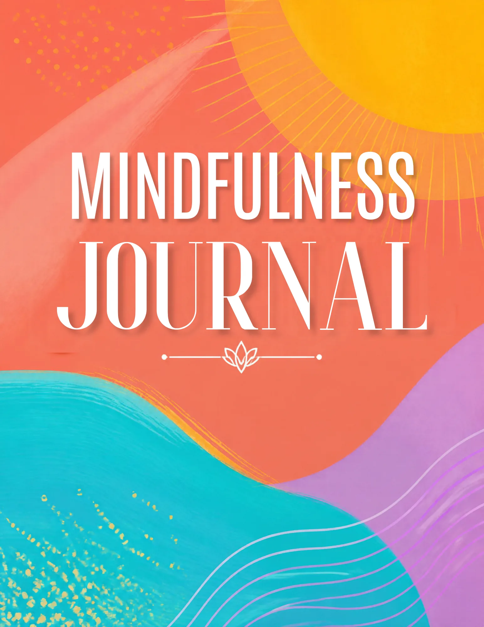 Mindfulness Journal – Daily Reflection Canva Template